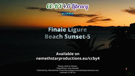 Finale Ligure - Beach sunset 5